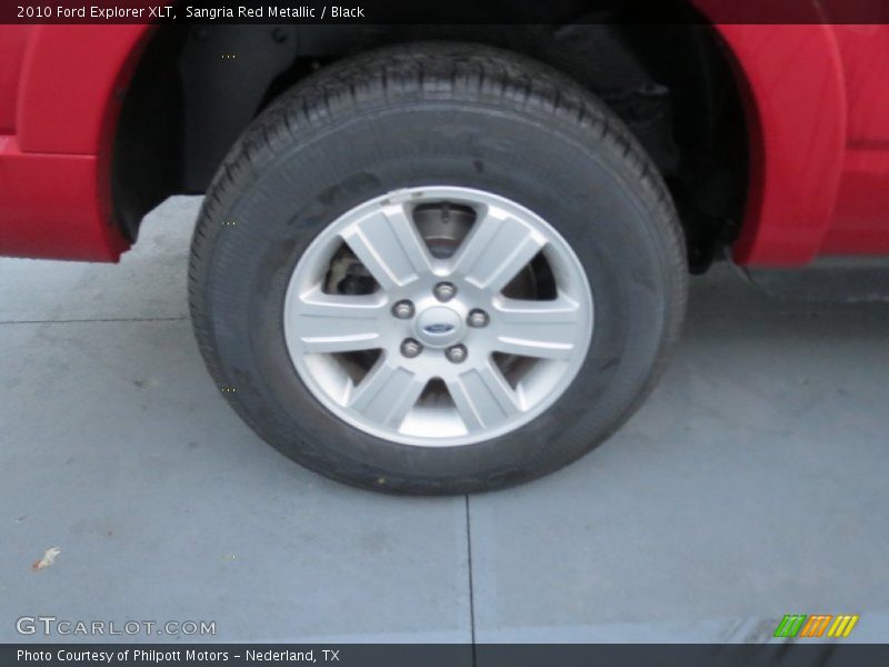 Sangria Red Metallic / Black 2010 Ford Explorer XLT