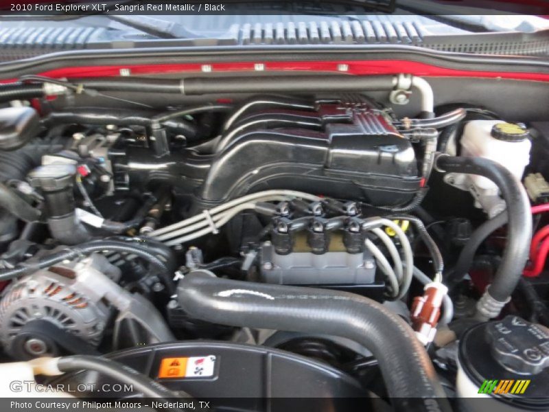 Sangria Red Metallic / Black 2010 Ford Explorer XLT