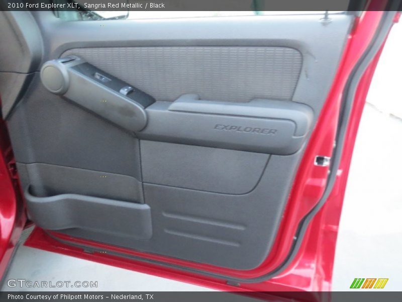 Sangria Red Metallic / Black 2010 Ford Explorer XLT