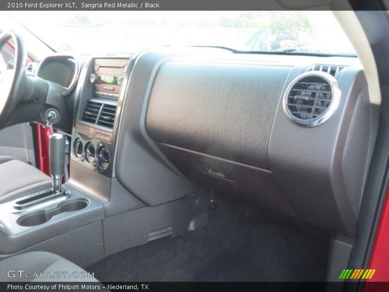 Sangria Red Metallic / Black 2010 Ford Explorer XLT