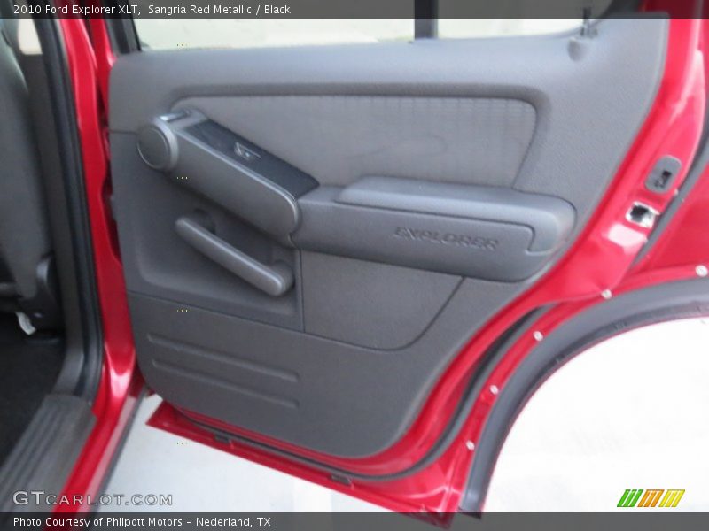 Sangria Red Metallic / Black 2010 Ford Explorer XLT