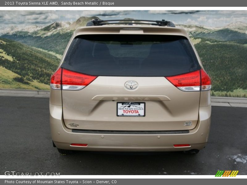 Sandy Beach Metallic / Bisque 2013 Toyota Sienna XLE AWD