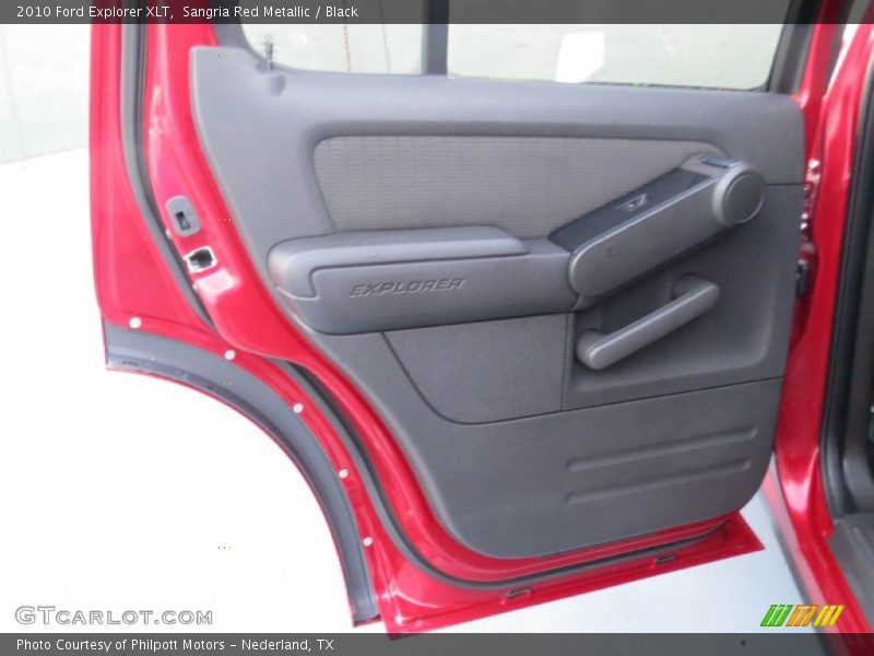 Sangria Red Metallic / Black 2010 Ford Explorer XLT
