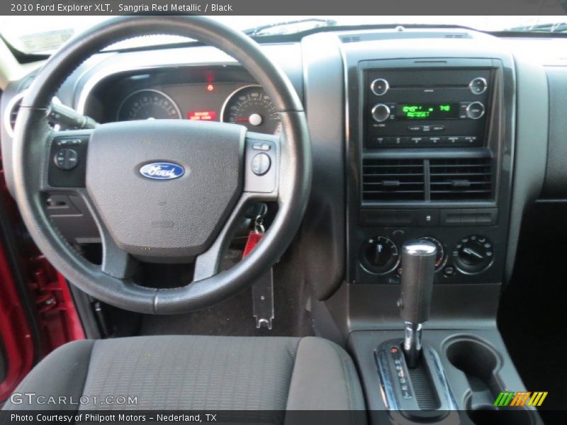 Dashboard of 2010 Explorer XLT