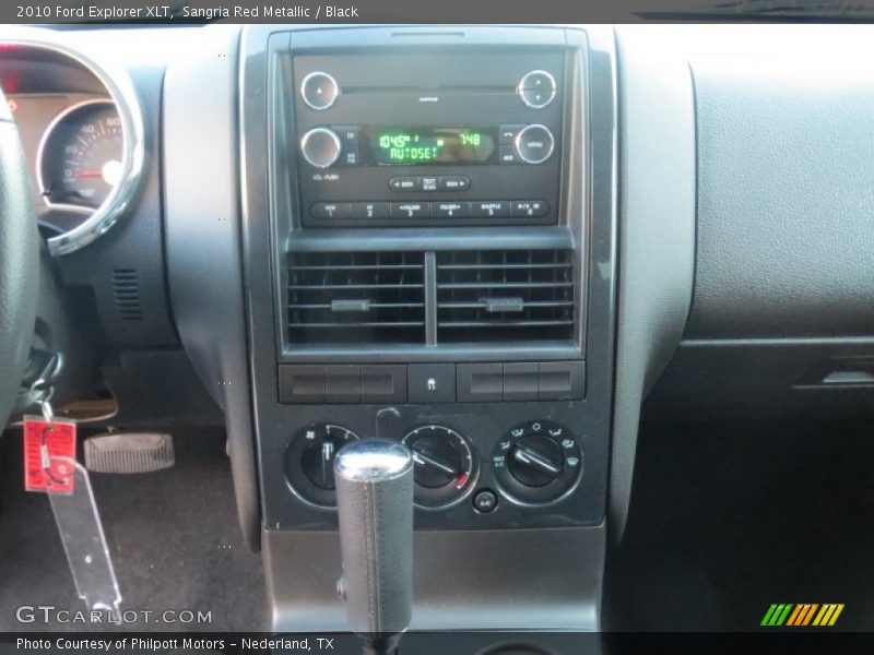 Sangria Red Metallic / Black 2010 Ford Explorer XLT