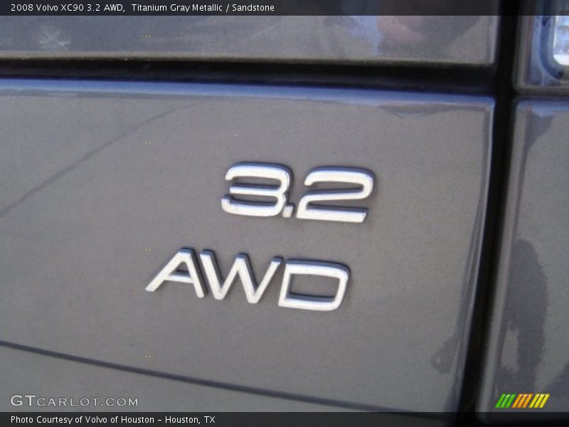Titanium Gray Metallic / Sandstone 2008 Volvo XC90 3.2 AWD