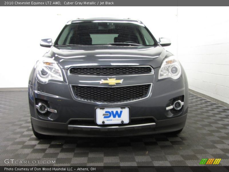 Cyber Gray Metallic / Jet Black 2010 Chevrolet Equinox LTZ AWD