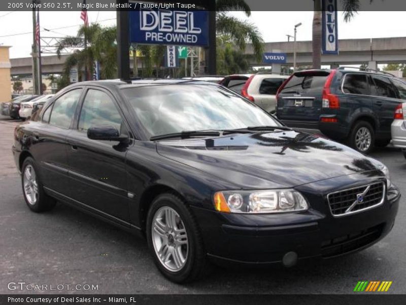 Magic Blue Metallic / Taupe/Light Taupe 2005 Volvo S60 2.5T