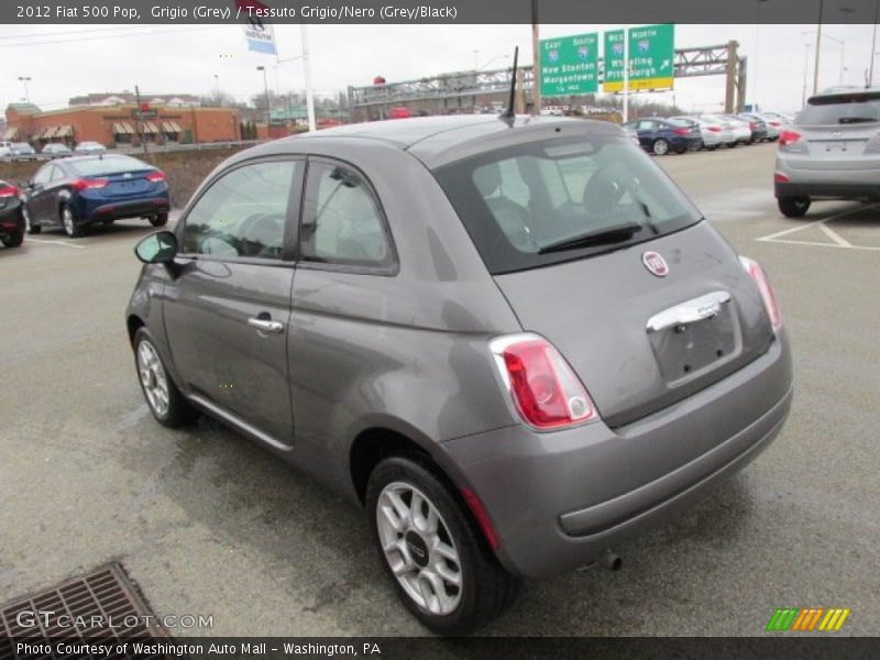 Grigio (Grey) / Tessuto Grigio/Nero (Grey/Black) 2012 Fiat 500 Pop
