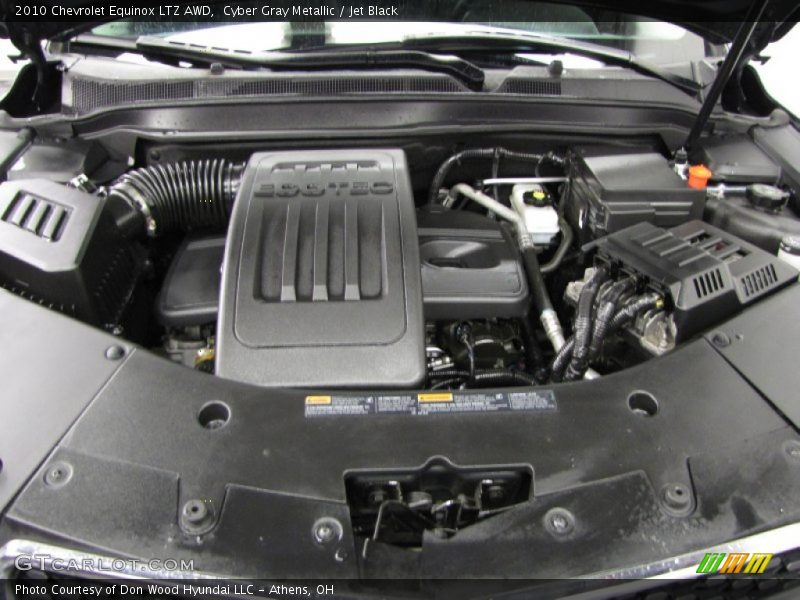 Cyber Gray Metallic / Jet Black 2010 Chevrolet Equinox LTZ AWD