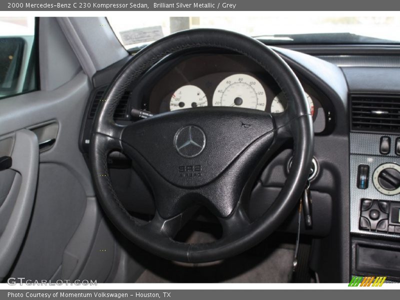 Brilliant Silver Metallic / Grey 2000 Mercedes-Benz C 230 Kompressor Sedan