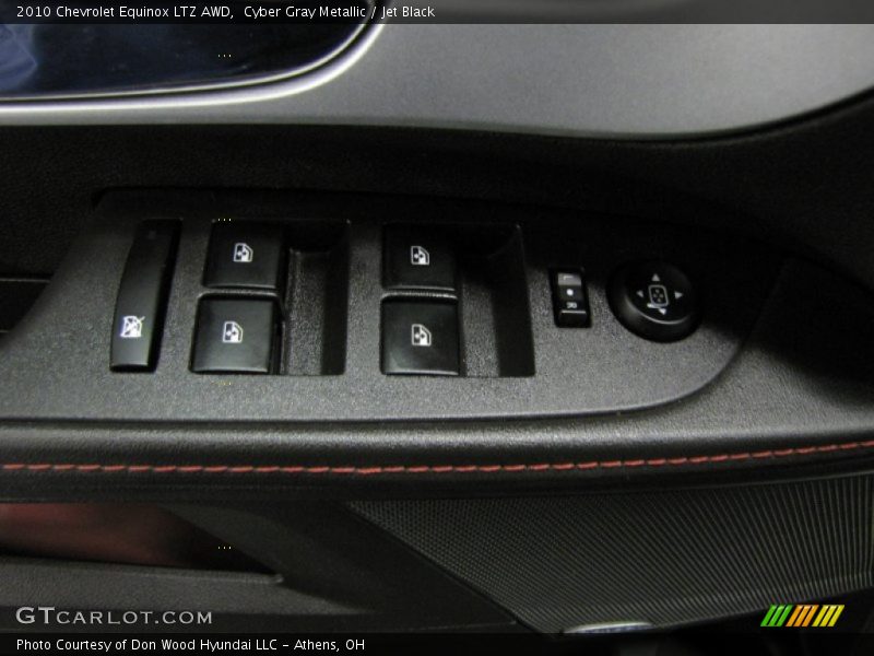 Cyber Gray Metallic / Jet Black 2010 Chevrolet Equinox LTZ AWD