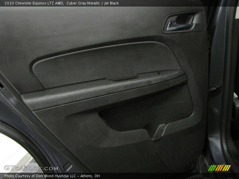 Cyber Gray Metallic / Jet Black 2010 Chevrolet Equinox LTZ AWD