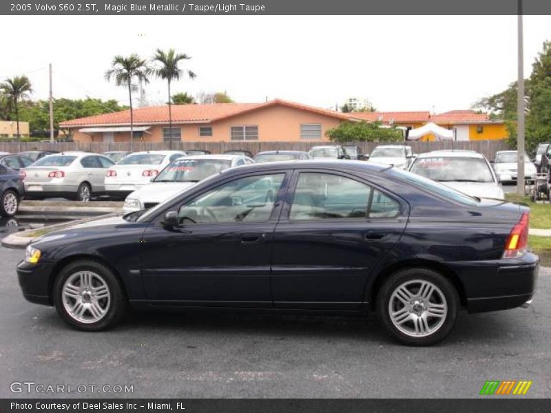 Magic Blue Metallic / Taupe/Light Taupe 2005 Volvo S60 2.5T