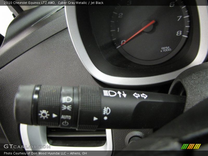Cyber Gray Metallic / Jet Black 2010 Chevrolet Equinox LTZ AWD