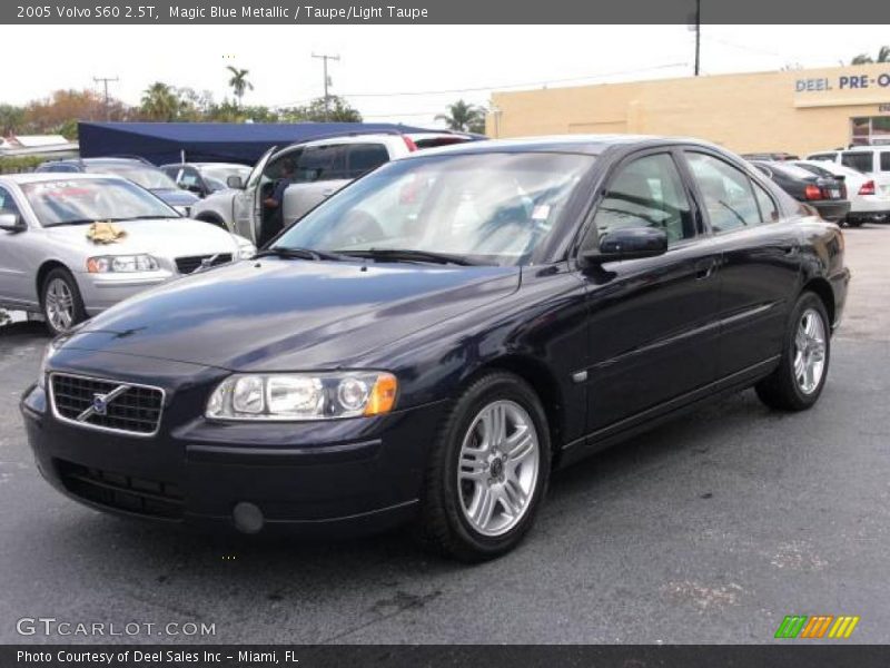Magic Blue Metallic / Taupe/Light Taupe 2005 Volvo S60 2.5T