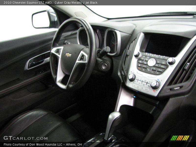 Cyber Gray Metallic / Jet Black 2010 Chevrolet Equinox LTZ AWD