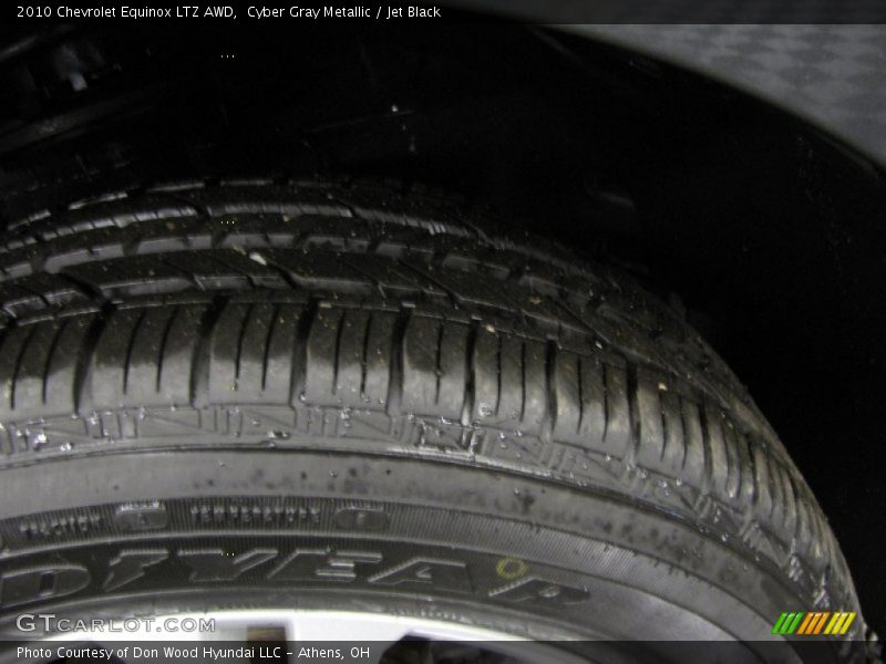 Cyber Gray Metallic / Jet Black 2010 Chevrolet Equinox LTZ AWD
