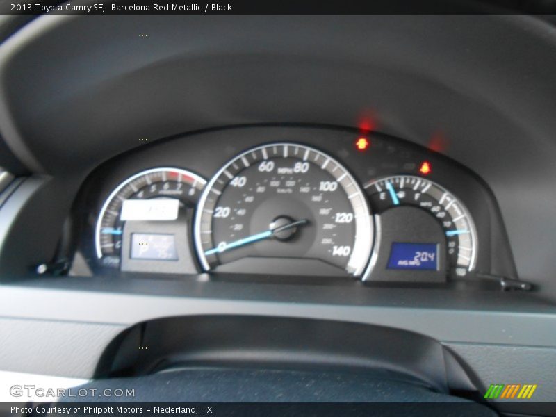 Barcelona Red Metallic / Black 2013 Toyota Camry SE
