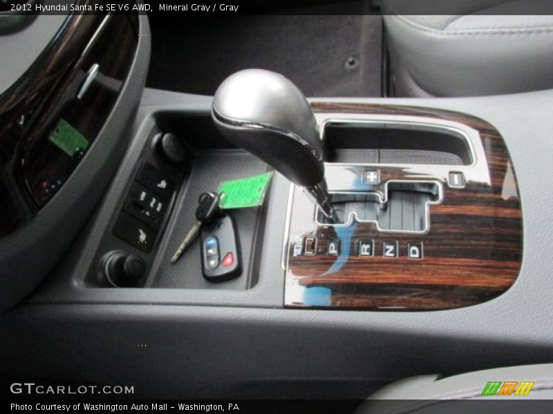  2012 Santa Fe SE V6 AWD 6 Speed SHIFTRONIC Automatic Shifter