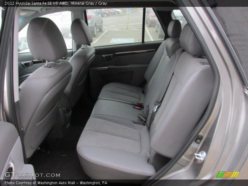Rear Seat of 2012 Santa Fe SE V6 AWD