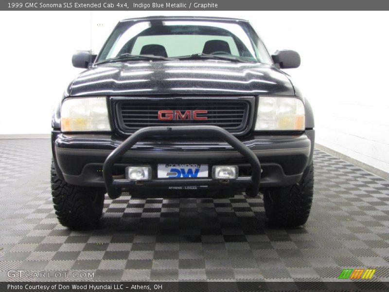 Indigo Blue Metallic / Graphite 1999 GMC Sonoma SLS Extended Cab 4x4