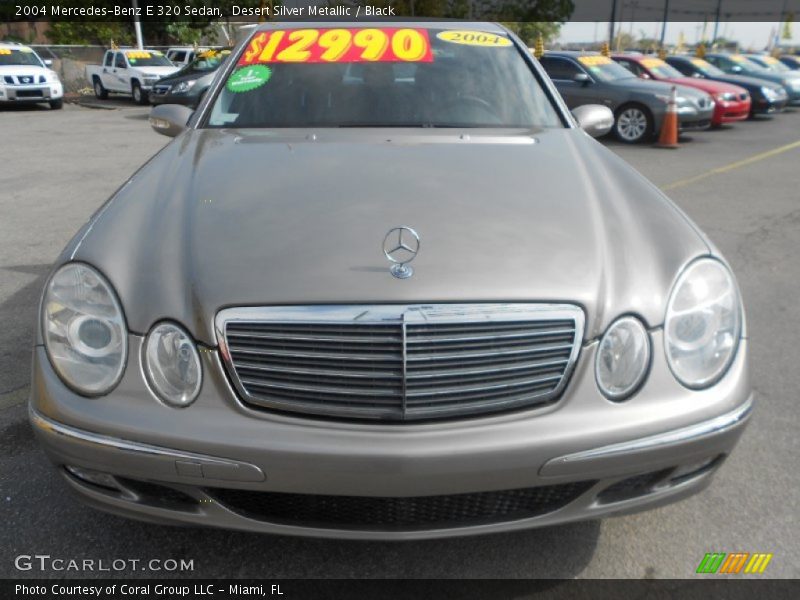 Desert Silver Metallic / Black 2004 Mercedes-Benz E 320 Sedan