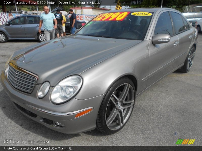 Front 3/4 View of 2004 E 320 Sedan