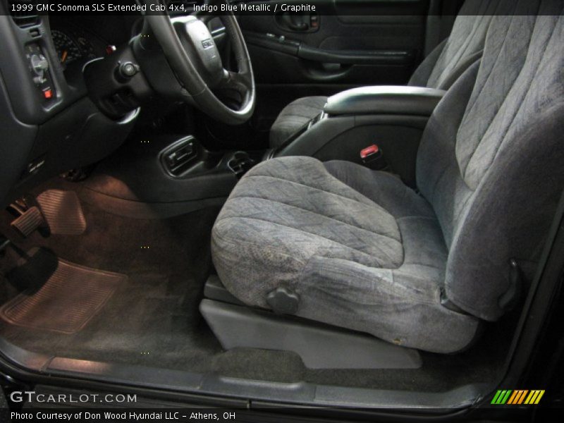 Indigo Blue Metallic / Graphite 1999 GMC Sonoma SLS Extended Cab 4x4