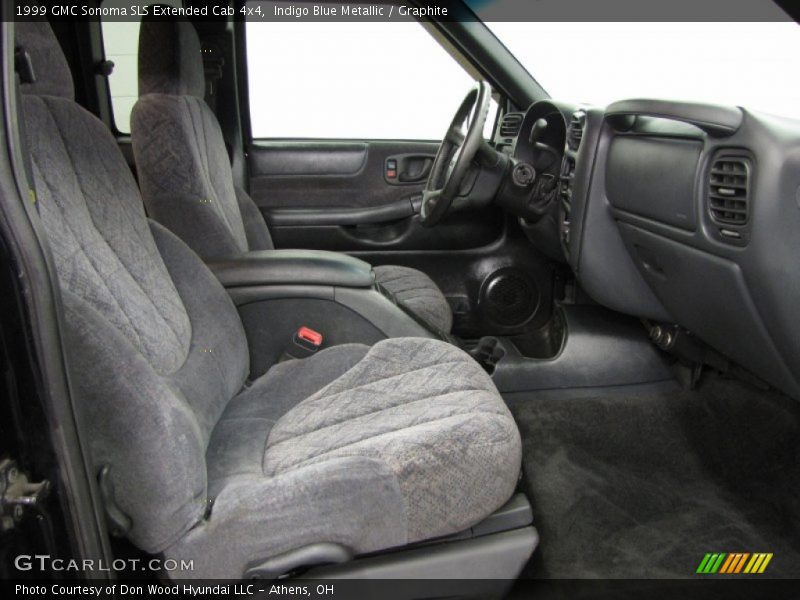 Indigo Blue Metallic / Graphite 1999 GMC Sonoma SLS Extended Cab 4x4