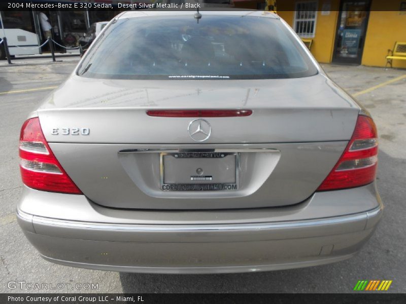Desert Silver Metallic / Black 2004 Mercedes-Benz E 320 Sedan