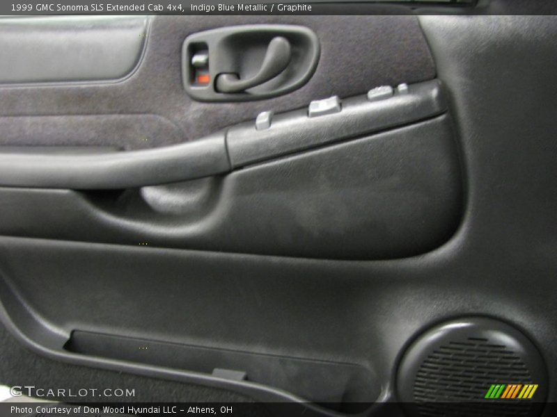 Indigo Blue Metallic / Graphite 1999 GMC Sonoma SLS Extended Cab 4x4