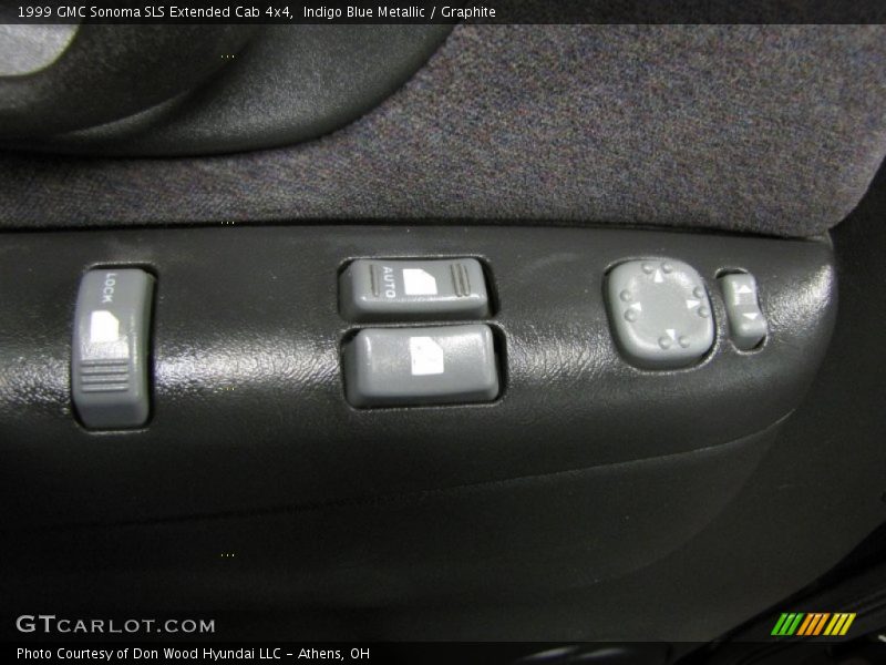 Indigo Blue Metallic / Graphite 1999 GMC Sonoma SLS Extended Cab 4x4