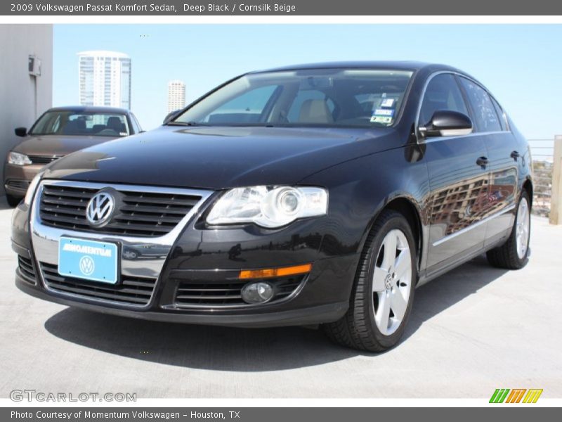 Deep Black / Cornsilk Beige 2009 Volkswagen Passat Komfort Sedan
