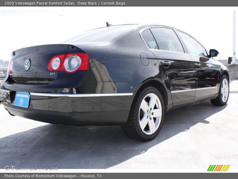 Deep Black / Cornsilk Beige 2009 Volkswagen Passat Komfort Sedan