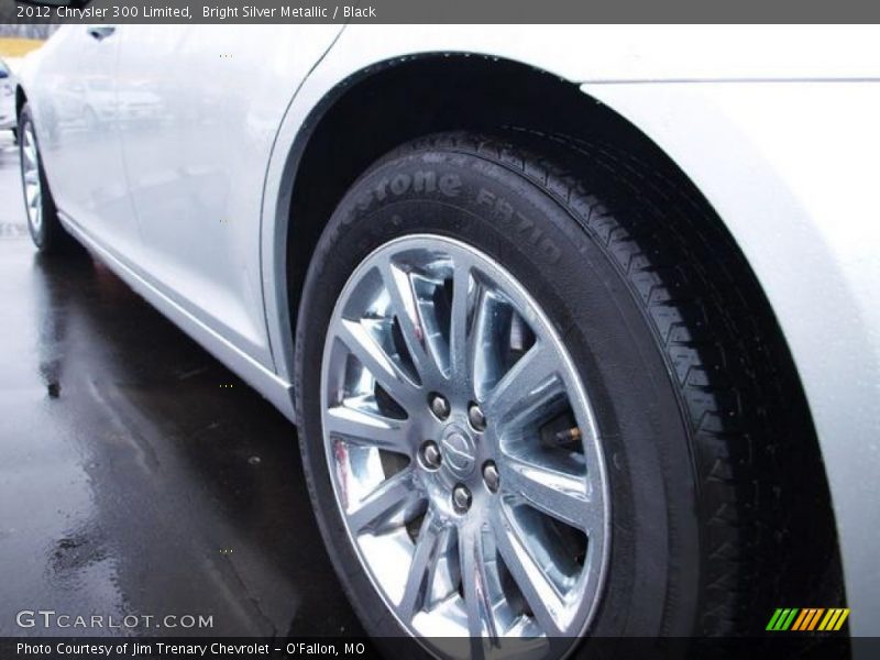 Bright Silver Metallic / Black 2012 Chrysler 300 Limited