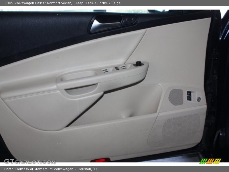 Deep Black / Cornsilk Beige 2009 Volkswagen Passat Komfort Sedan