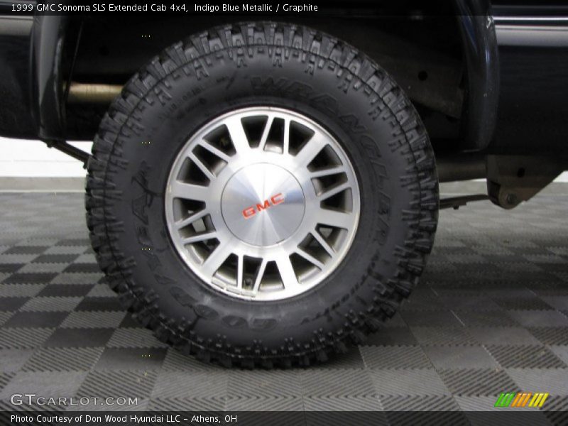 Indigo Blue Metallic / Graphite 1999 GMC Sonoma SLS Extended Cab 4x4