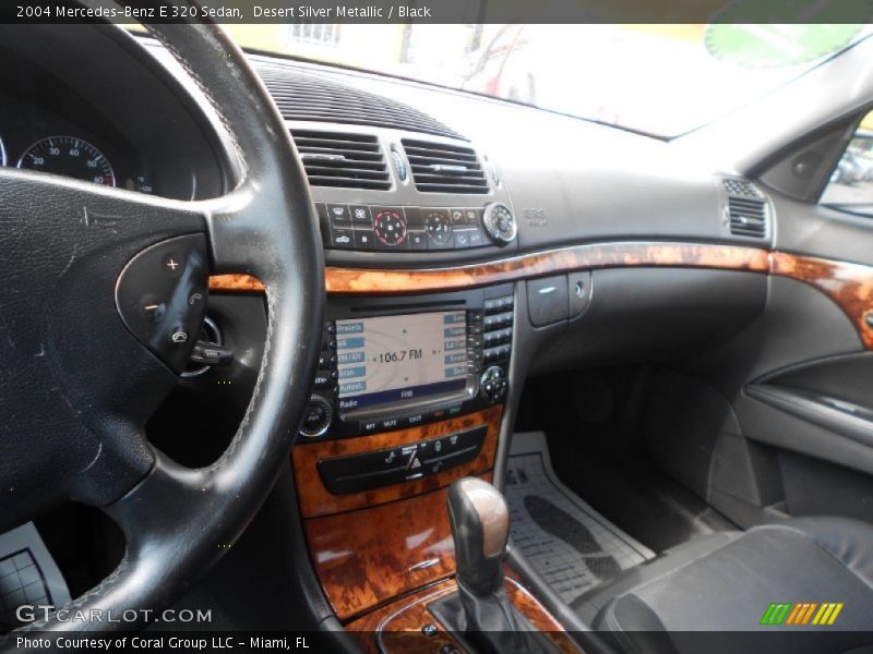 Desert Silver Metallic / Black 2004 Mercedes-Benz E 320 Sedan