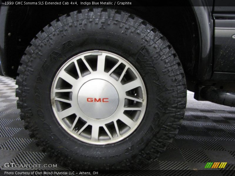 Indigo Blue Metallic / Graphite 1999 GMC Sonoma SLS Extended Cab 4x4