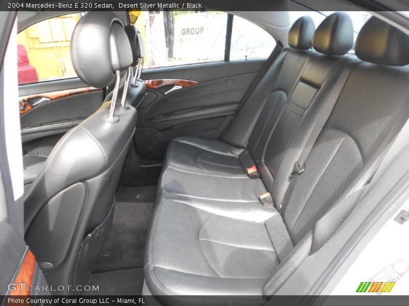 Rear Seat of 2004 E 320 Sedan