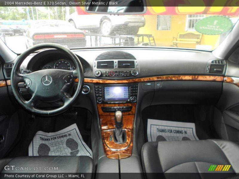 Desert Silver Metallic / Black 2004 Mercedes-Benz E 320 Sedan