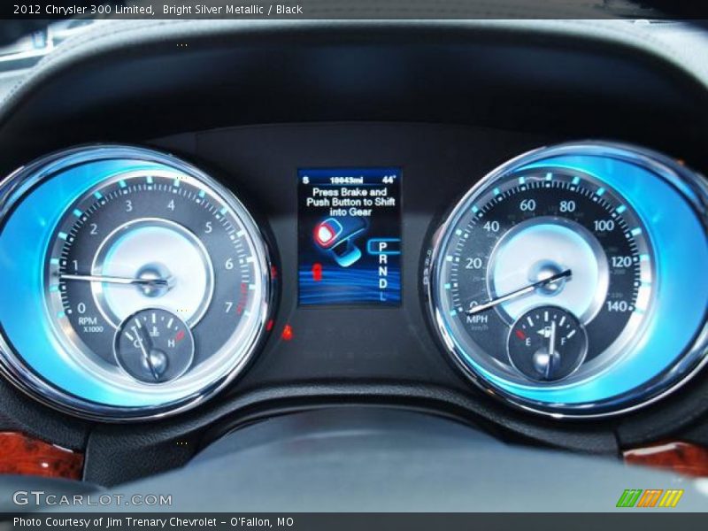 Bright Silver Metallic / Black 2012 Chrysler 300 Limited