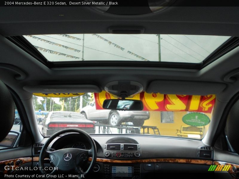 Desert Silver Metallic / Black 2004 Mercedes-Benz E 320 Sedan