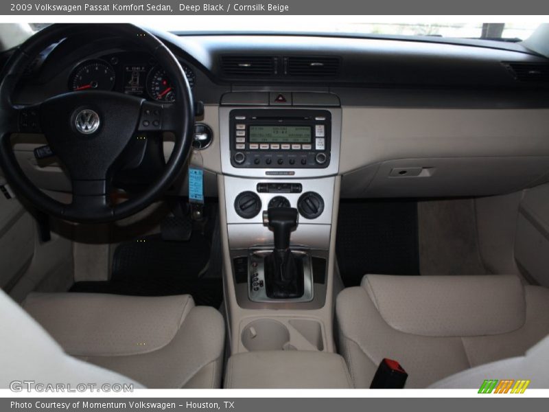 Deep Black / Cornsilk Beige 2009 Volkswagen Passat Komfort Sedan