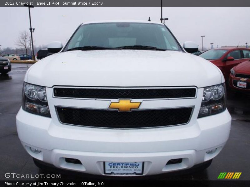 Summit White / Ebony 2013 Chevrolet Tahoe LT 4x4