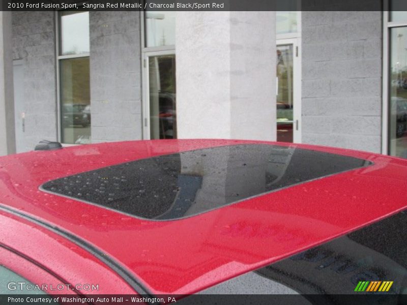 Sangria Red Metallic / Charcoal Black/Sport Red 2010 Ford Fusion Sport