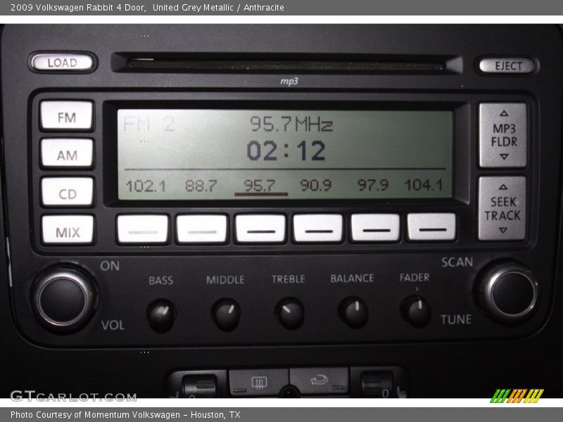 United Grey Metallic / Anthracite 2009 Volkswagen Rabbit 4 Door