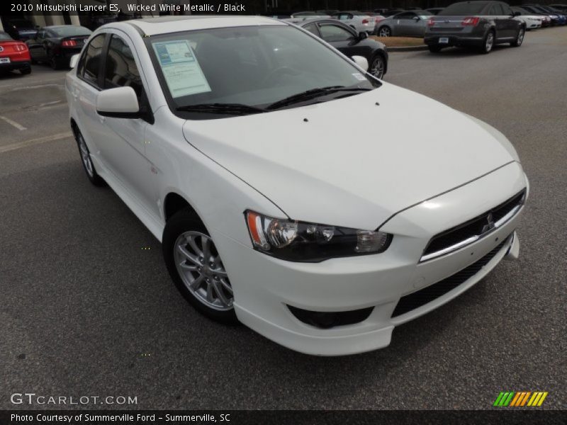 Front 3/4 View of 2010 Lancer ES