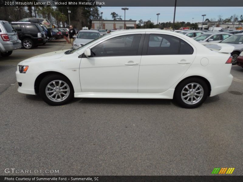 2010 Lancer ES Wicked White Metallic